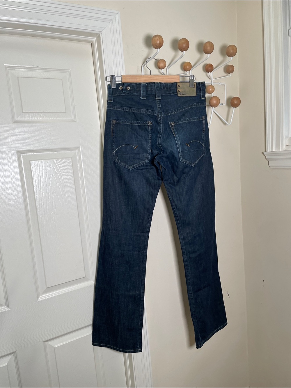 G-Star - Straight Legged Wide Denim Jeans Dark Blue - 31 x 34 - Picture 3 of 11